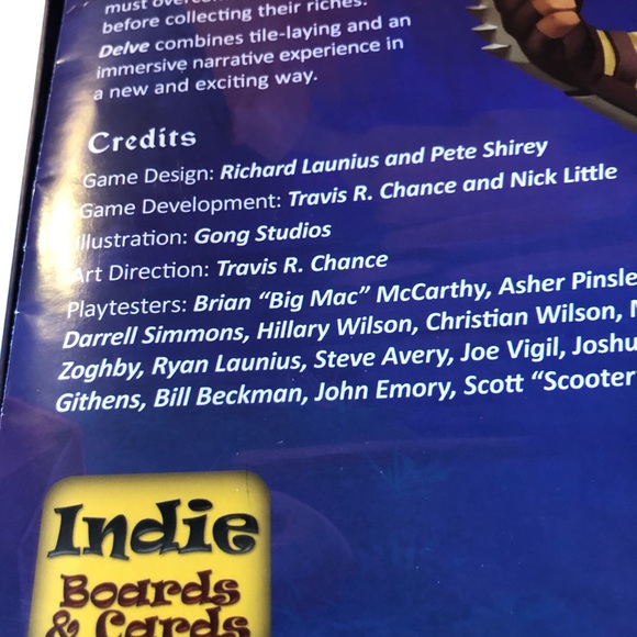 Delve Board Game by Indie Boards & Cards gently used condition - Picture 15 of 15